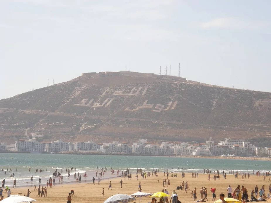 Agadir - góra z pozostałościami dawnej twierdzy