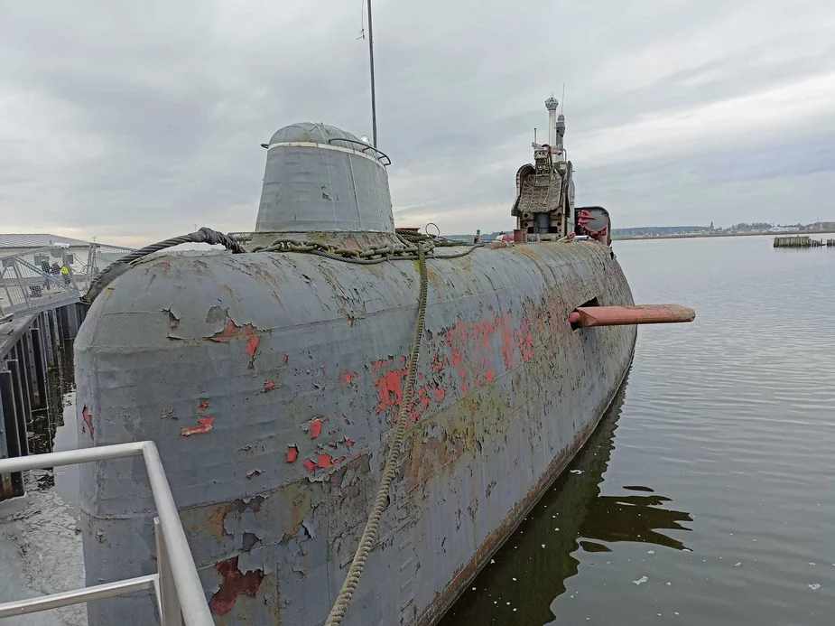 Radziecki okręt podwodny U-boot w Peenemünde