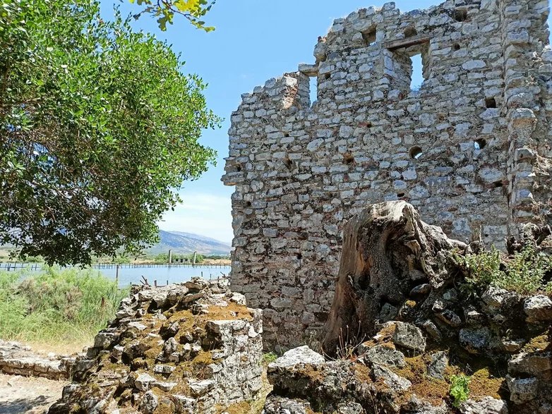 Pozostałości po Pałacu Biskupów w Butrint